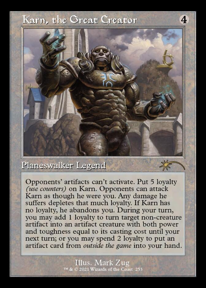 Karn, the Great Creator (Retro) [Secret Lair Drop Series] | Jomio and Rueliete's Cards and Comics