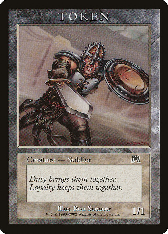 Soldier Token [Magic Player Rewards 2002] | Jomio and Rueliete's Cards and Comics