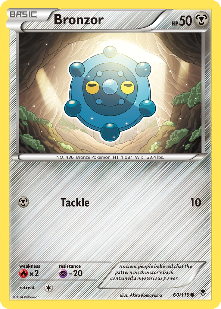 Bronzor (60/119) [XY: Phantom Forces] | Jomio and Rueliete's Cards and Comics