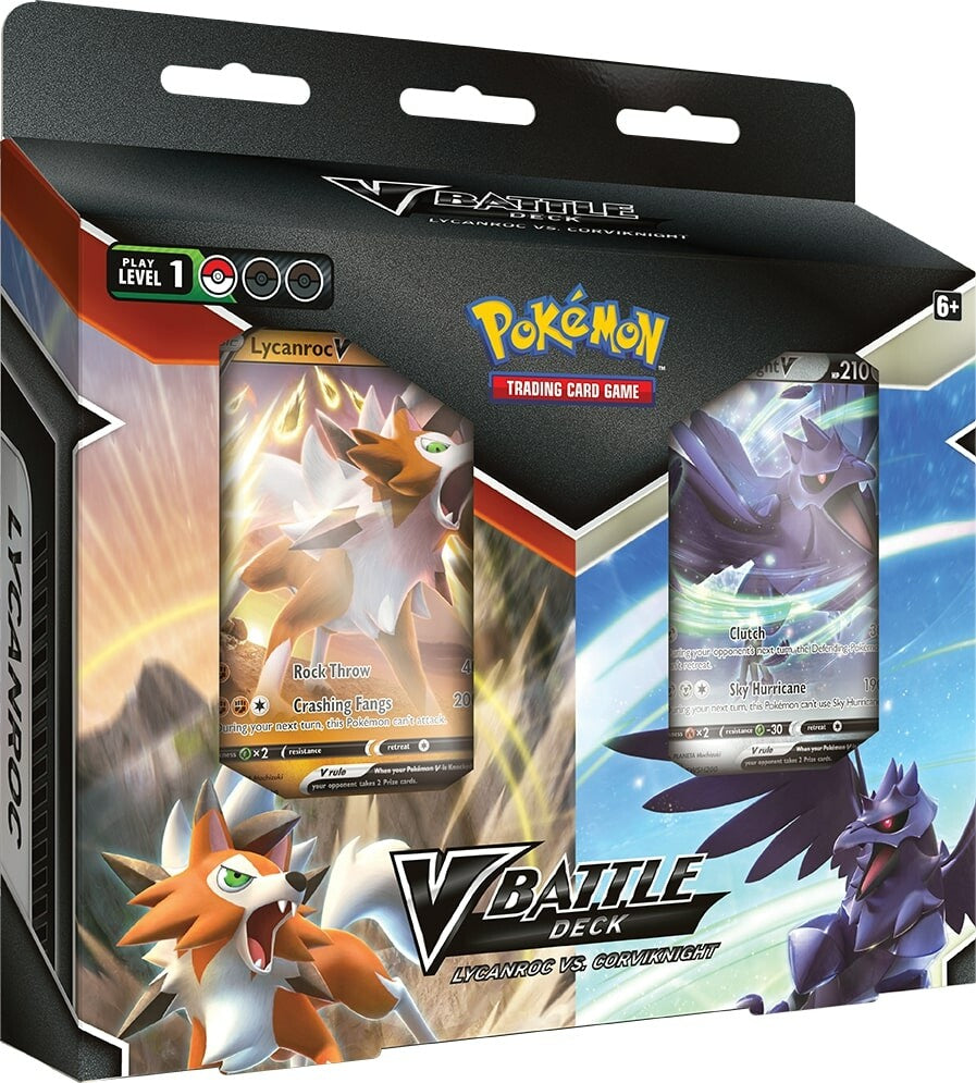 V Battle Deck (Lycanroc vs. Corviknight) | Jomio and Rueliete's Cards and Comics