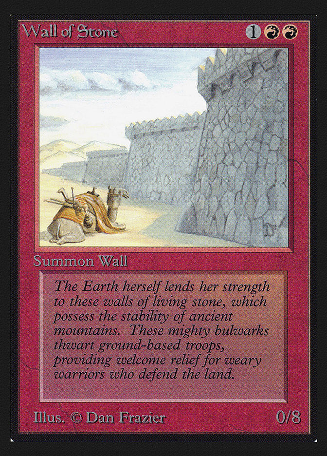 Wall of Stone [Collectors' Edition] | Jomio and Rueliete's Cards and Comics