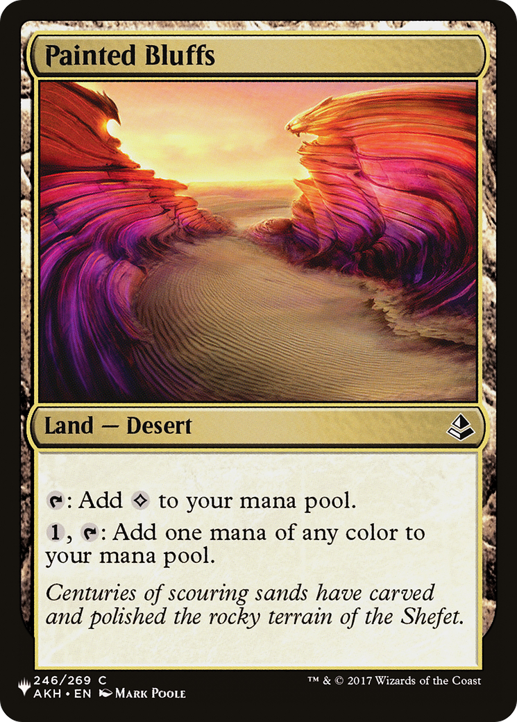 Painted Bluffs [The List] | Jomio and Rueliete's Cards and Comics