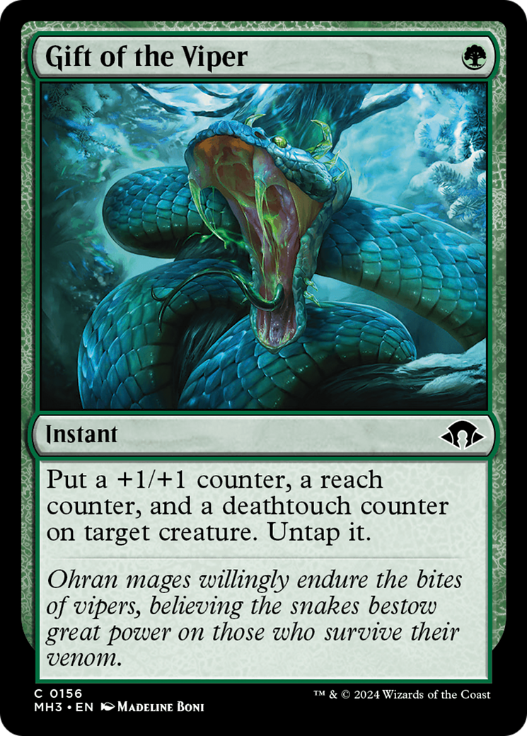 Gift of the Viper [Modern Horizons 3] | Jomio and Rueliete's Cards and Comics