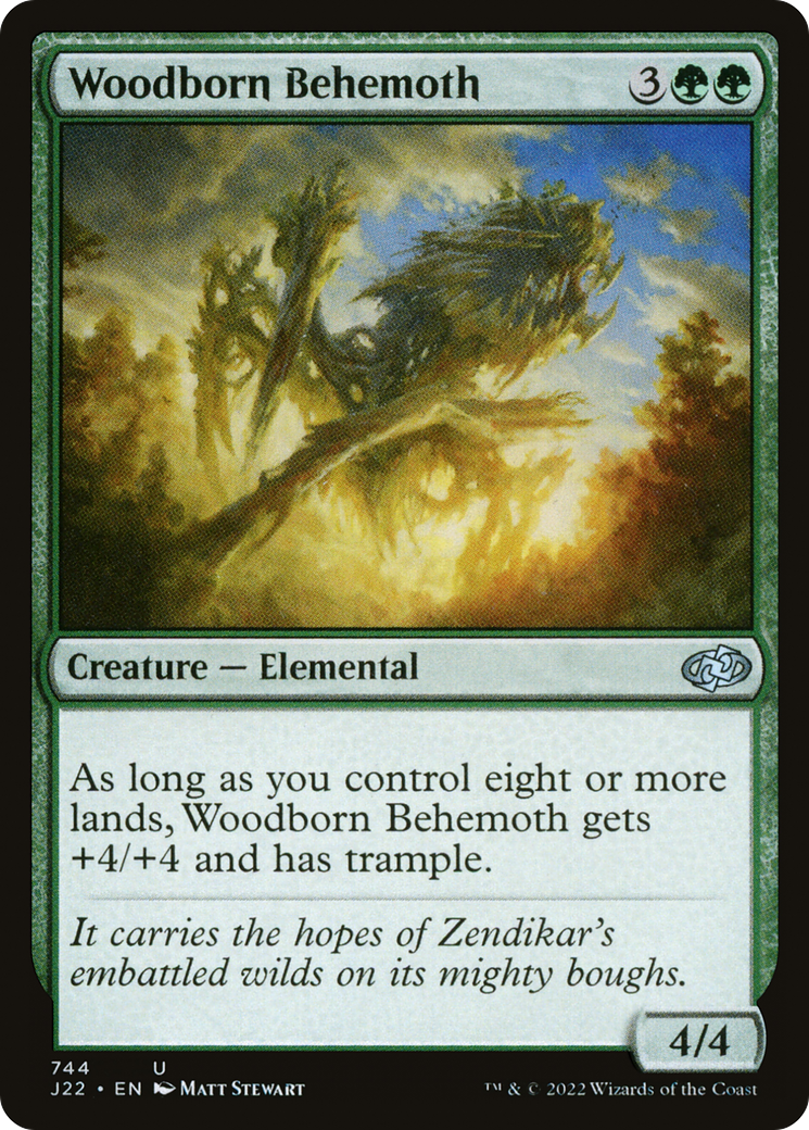 Woodborn Behemoth [Jumpstart 2022] | Jomio and Rueliete's Cards and Comics