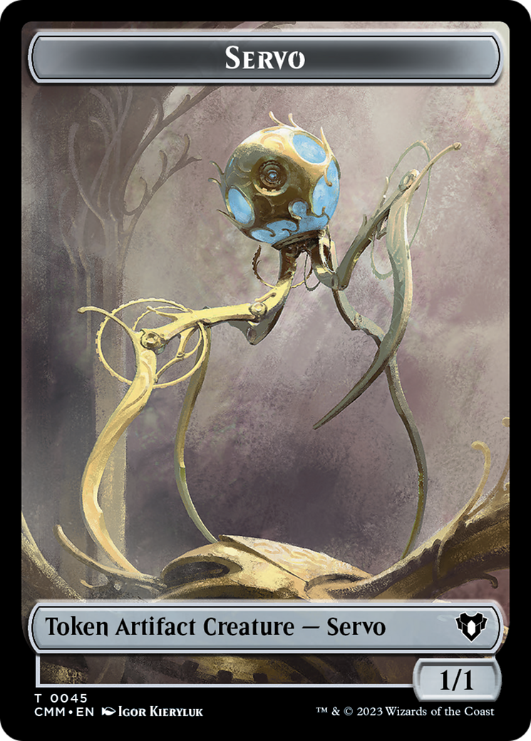 Servo // Elephant Double-Sided Token [Commander Masters Tokens] | Jomio and Rueliete's Cards and Comics