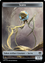 Servo // Elephant Double-Sided Token [Commander Masters Tokens] | Jomio and Rueliete's Cards and Comics