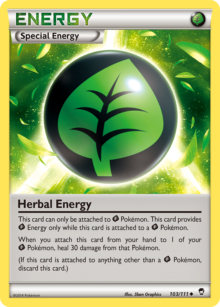 Herbal Energy (103/111) [XY: Furious Fists] | Jomio and Rueliete's Cards and Comics