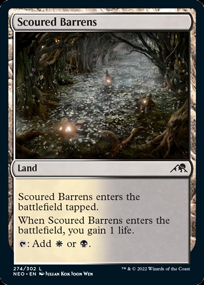 Scoured Barrens [Kamigawa: Neon Dynasty] | Jomio and Rueliete's Cards and Comics