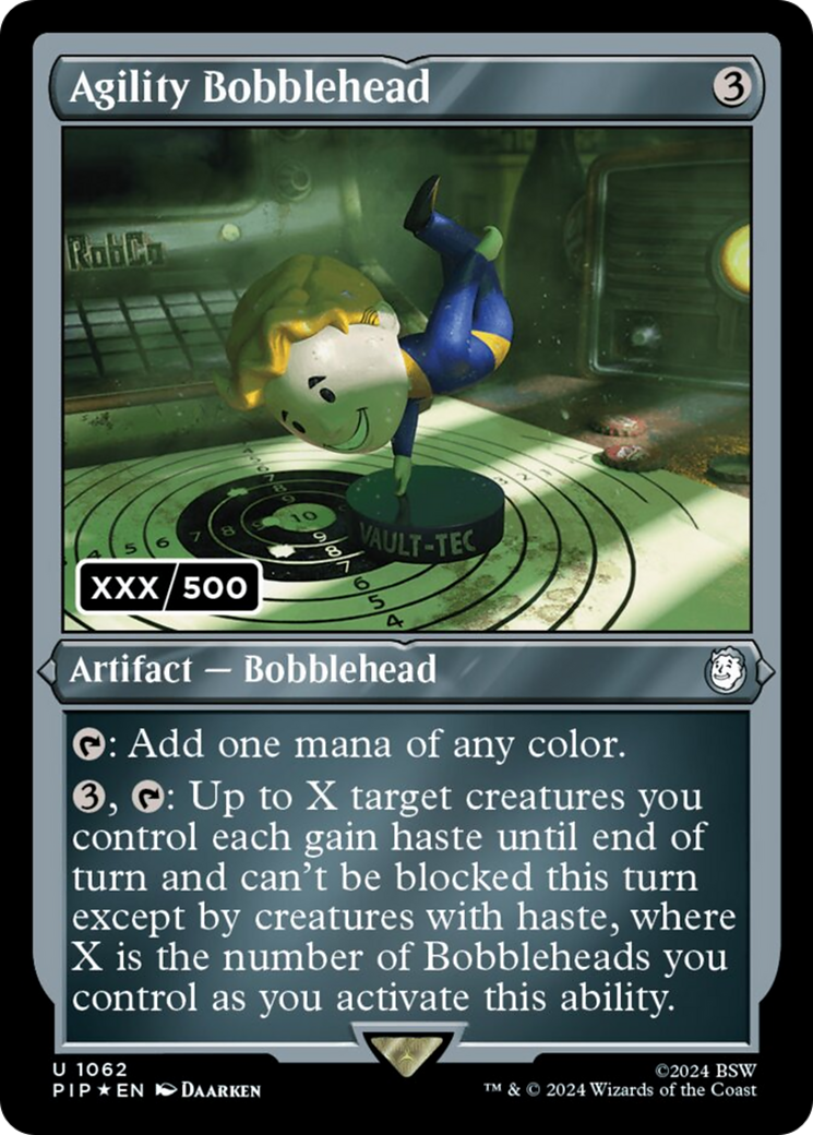Agility Bobblehead (Serial Numbered) [Fallout] | Jomio and Rueliete's Cards and Comics