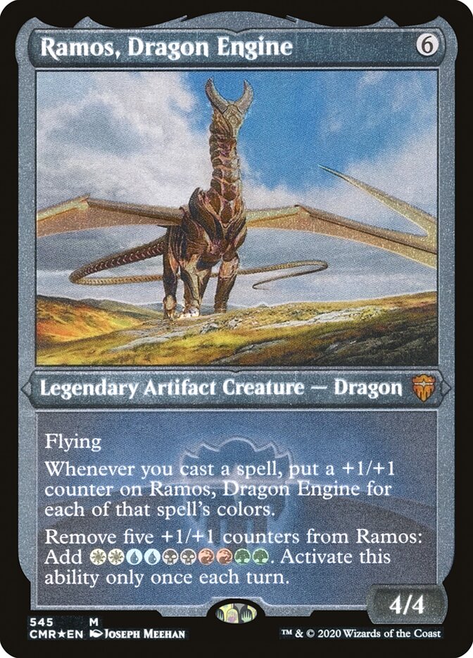 Ramos, Dragon Engine (Etched) [Commander Legends] | Jomio and Rueliete's Cards and Comics