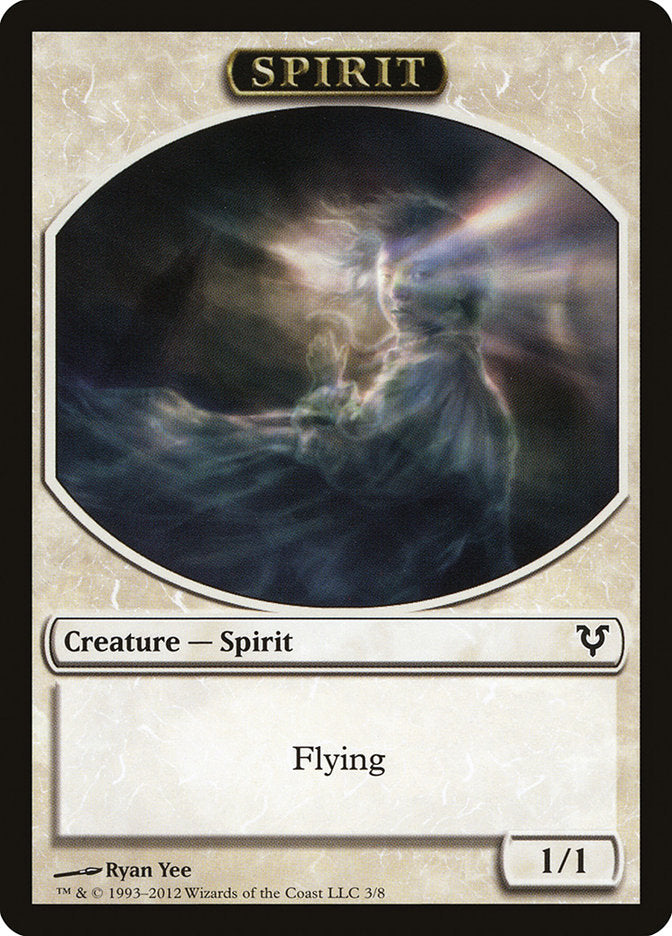 Spirit Token (3/8) [Avacyn Restored Tokens] | Jomio and Rueliete's Cards and Comics