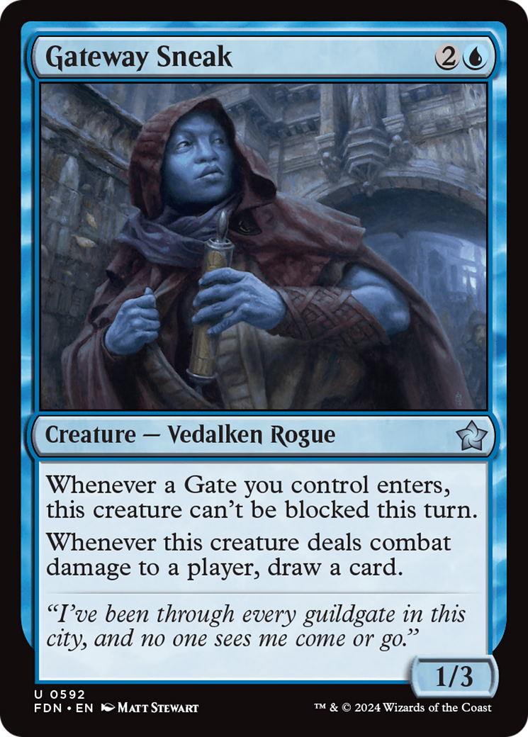 Gateway Sneak [Foundations] | Jomio and Rueliete's Cards and Comics