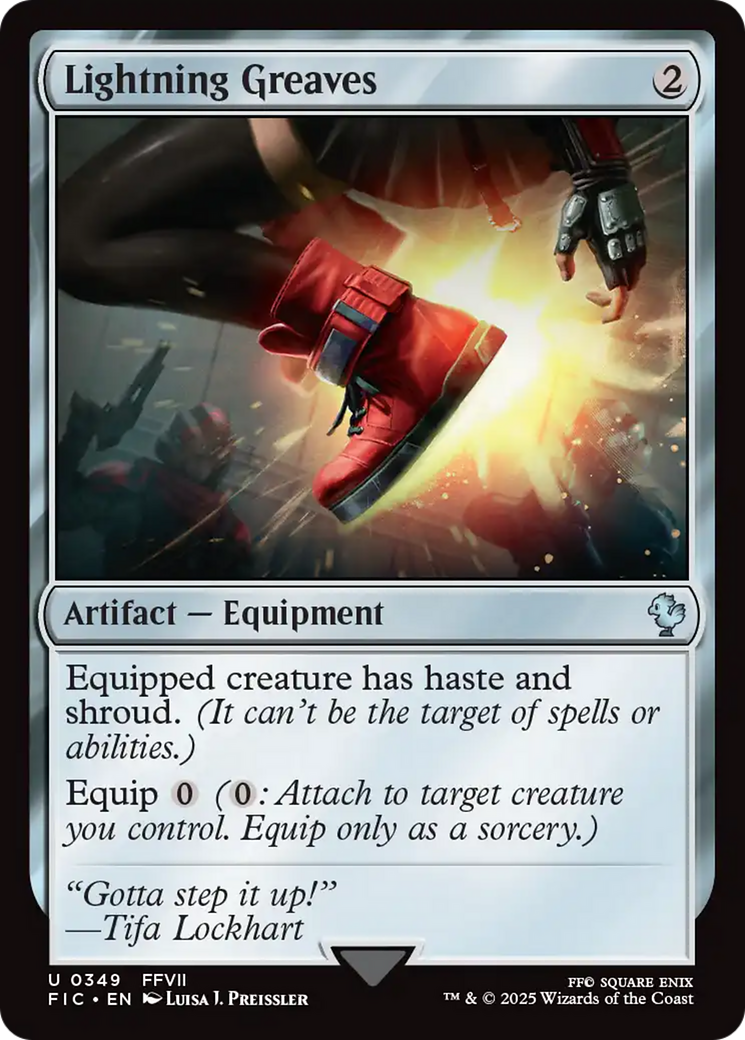 Lightning Greaves [FINAL FANTASY Commander] | Jomio and Rueliete's Cards and Comics