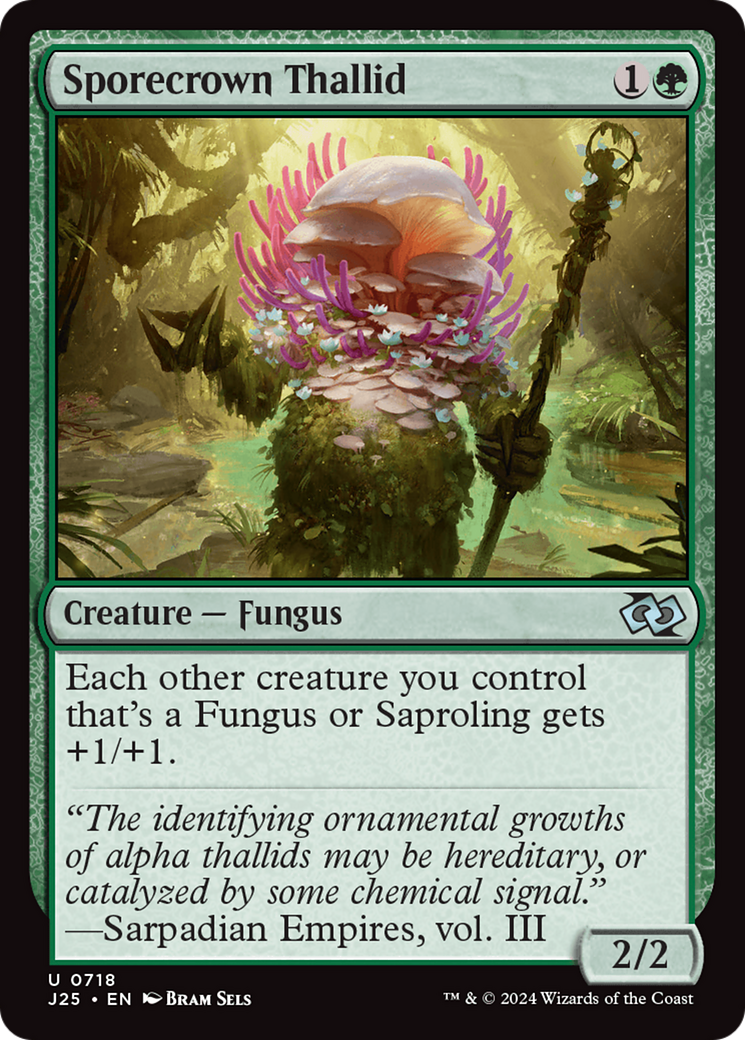 Sporecrown Thallid [Foundations Jumpstart] | Jomio and Rueliete's Cards and Comics