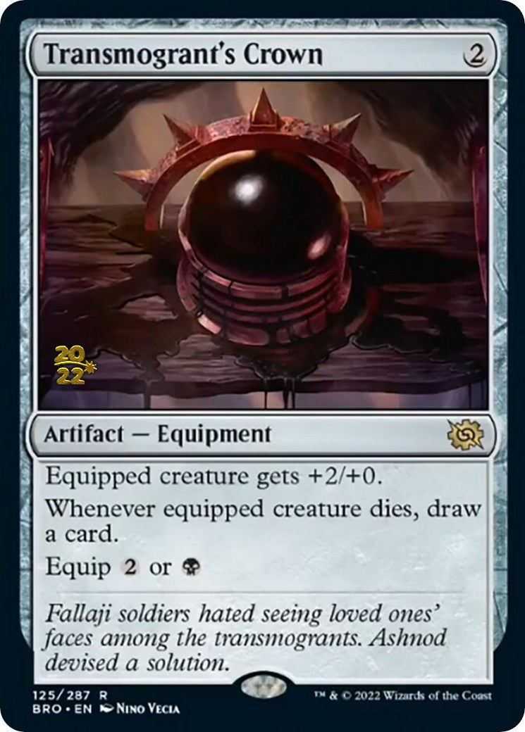 Transmogrant's Crown [The Brothers' War Prerelease Promos] | Jomio and Rueliete's Cards and Comics