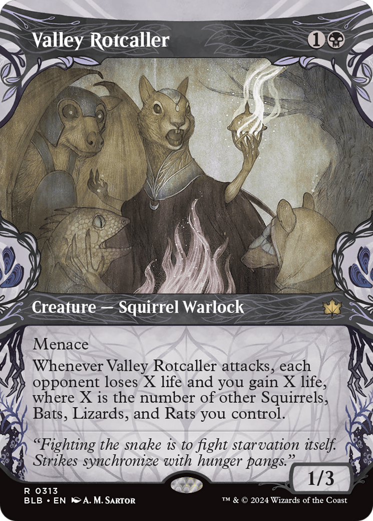 Valley Rotcaller (Showcase) [Bloomburrow] | Jomio and Rueliete's Cards and Comics