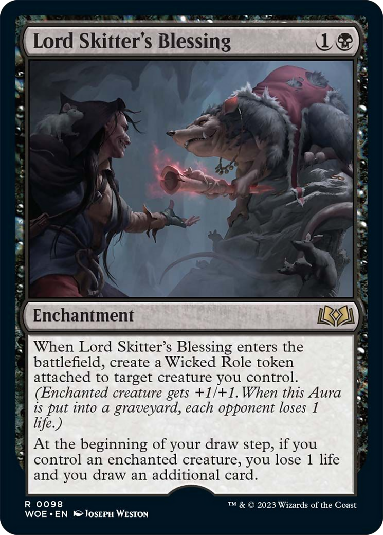 Lord Skitter's Blessing [Wilds of Eldraine] | Jomio and Rueliete's Cards and Comics