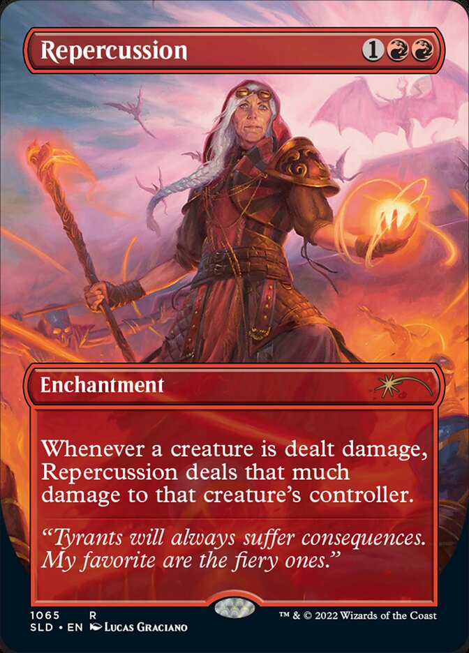 Repercussion (Borderless) [Secret Lair Drop Series] | Jomio and Rueliete's Cards and Comics