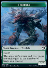 Zombie (005) // Treefolk Double-Sided Token [Innistrad: Midnight Hunt Tokens] | Jomio and Rueliete's Cards and Comics