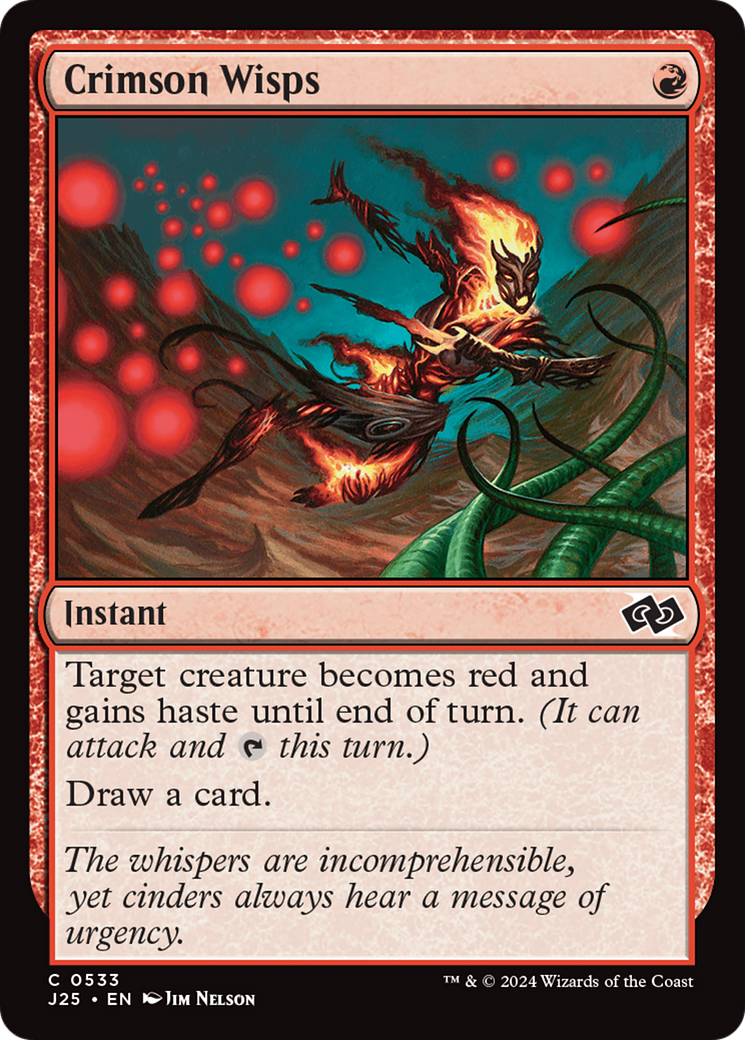 Crimson Wisps [Foundations Jumpstart] | Jomio and Rueliete's Cards and Comics