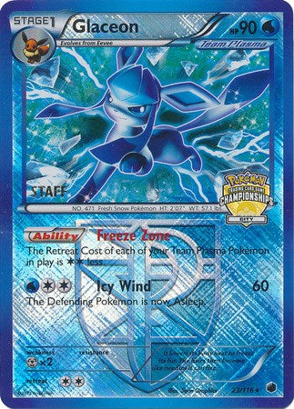Glaceon (023/116) (City Championships) (Staff) [League & Championship Cards] | Jomio and Rueliete's Cards and Comics
