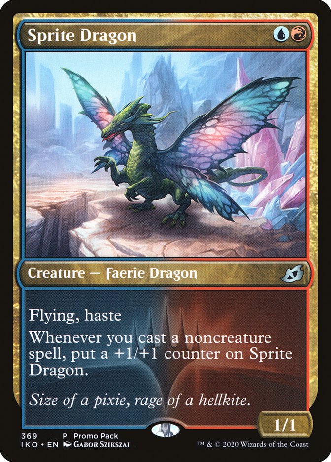 Sprite Dragon (Promo Pack) [Ikoria: Lair of Behemoths Promos] | Jomio and Rueliete's Cards and Comics