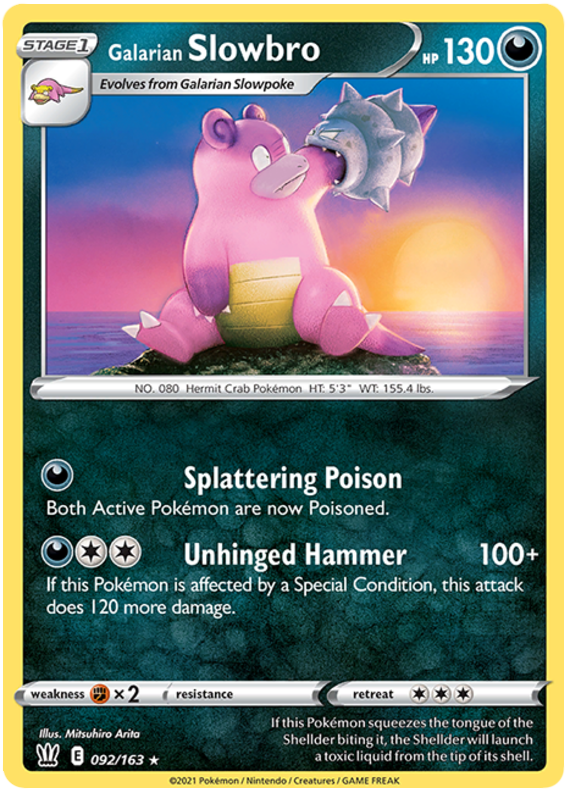 Galarian Slowbro (092/163) [Sword & Shield: Battle Styles] | Jomio and Rueliete's Cards and Comics