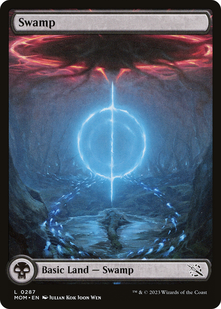 Swamp (287) [March of the Machine] | Jomio and Rueliete's Cards and Comics