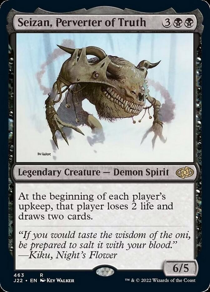 Seizan, Perverter of Truth [Jumpstart 2022] | Jomio and Rueliete's Cards and Comics