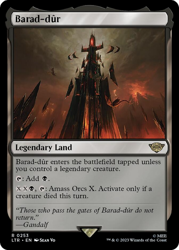 Barad-dur [The Lord of the Rings: Tales of Middle-Earth] | Jomio and Rueliete's Cards and Comics