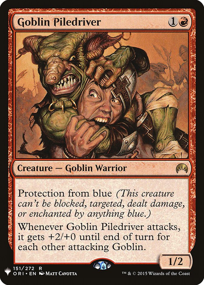 Goblin Piledriver [Mystery Booster] | Jomio and Rueliete's Cards and Comics