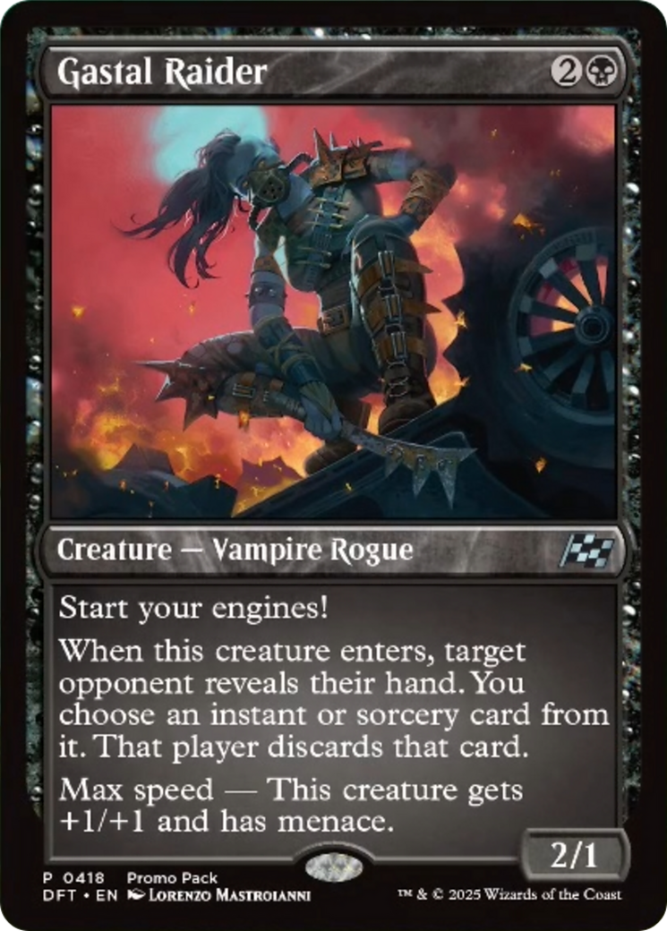 Gastal Raider (Promo Pack) [Aetherdrift Promos] | Jomio and Rueliete's Cards and Comics