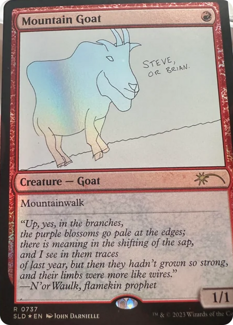 Mountain Goat [Secret Lair Drop Series] | Jomio and Rueliete's Cards and Comics