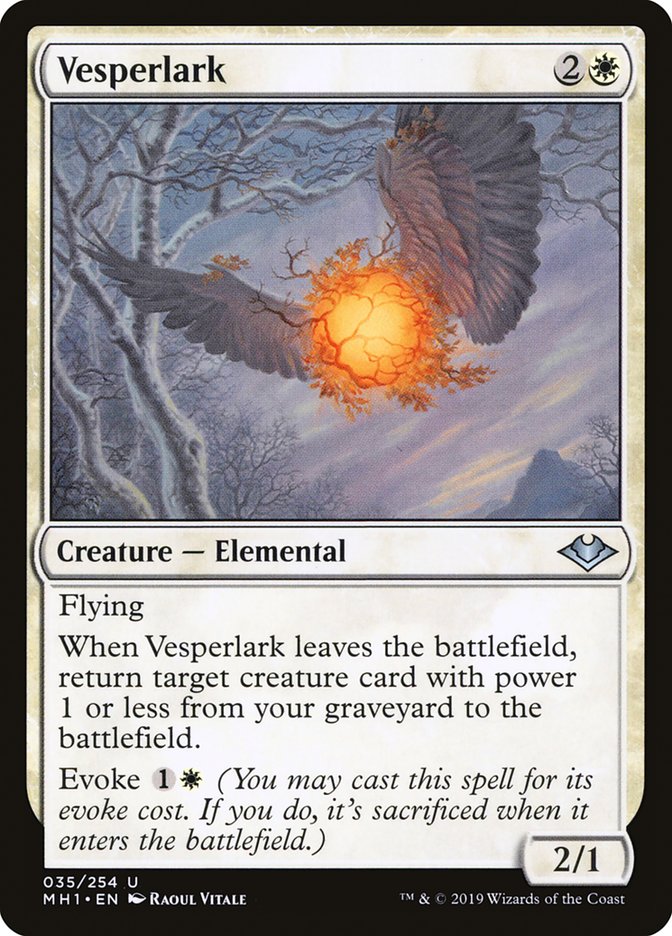 Vesperlark [Modern Horizons] | Jomio and Rueliete's Cards and Comics