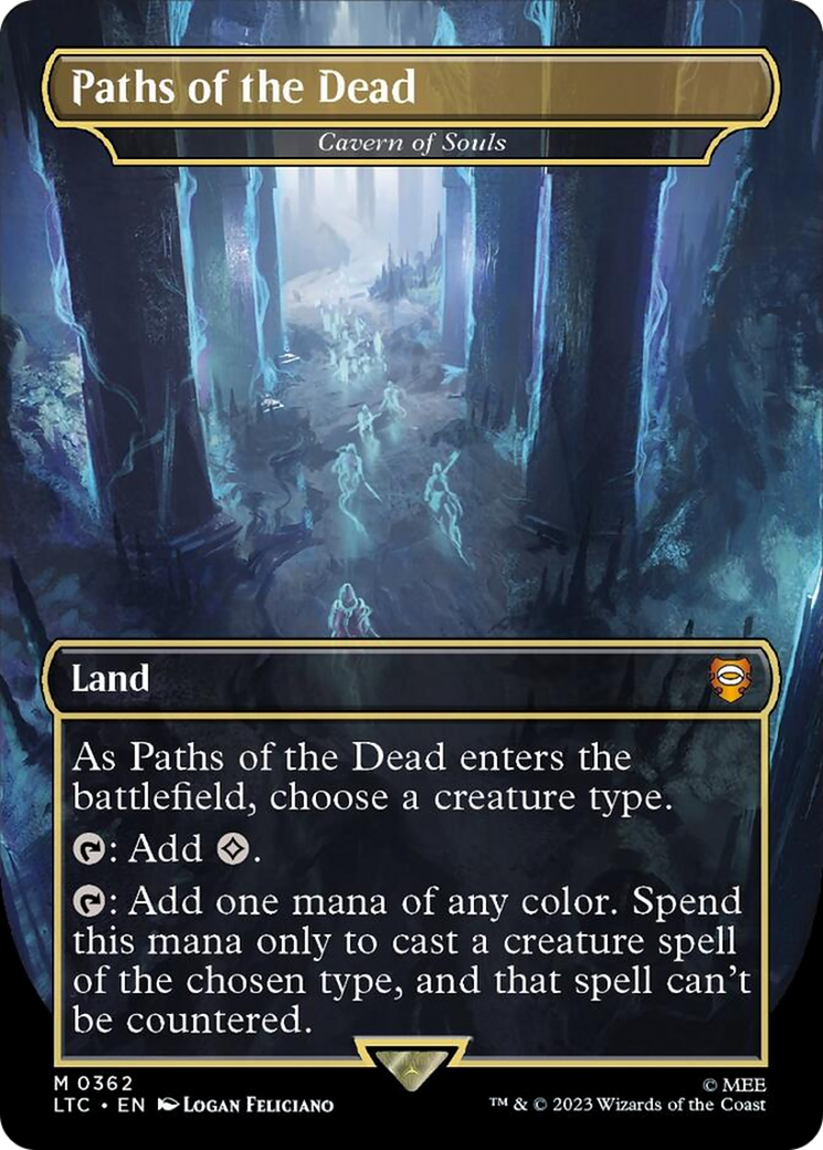 Paths of the Dead - Cavern of Souls (Surge Foil Realms and Relics) [The Lord of the Rings: Tales of Middle-Earth Commander] | Jomio and Rueliete's Cards and Comics