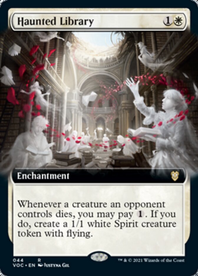 Haunted Library (Extended Art) [Innistrad: Crimson Vow Commander] | Jomio and Rueliete's Cards and Comics
