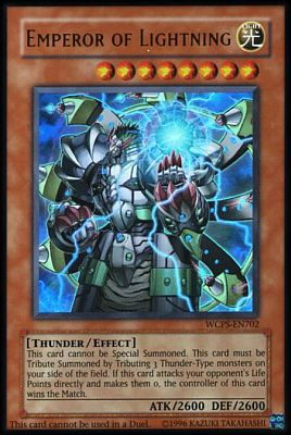 Emperor of Lightning [WCPS-EN702] Ultra Rare | Jomio and Rueliete's Cards and Comics