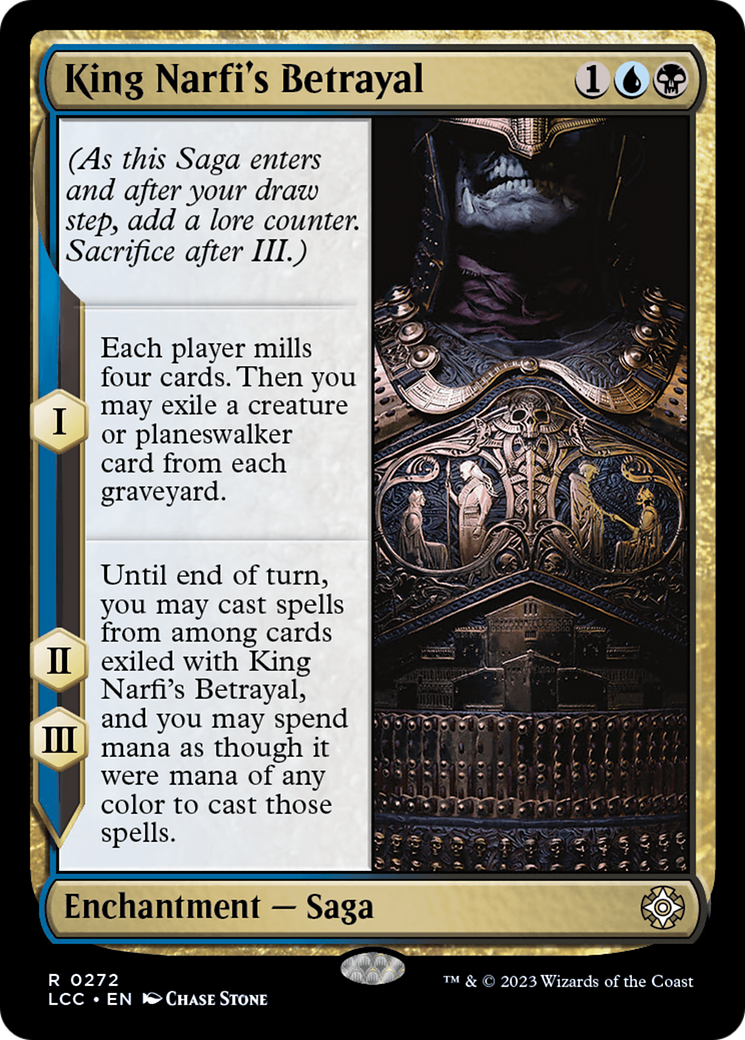 King Narfi's Betrayal [The Lost Caverns of Ixalan Commander] | Jomio and Rueliete's Cards and Comics
