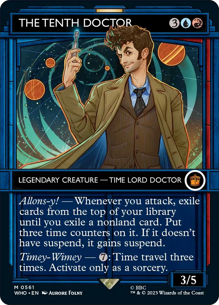 The Tenth Doctor (Showcase) [Doctor Who] | Jomio and Rueliete's Cards and Comics