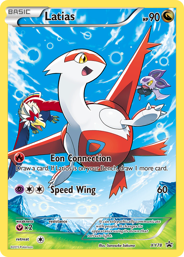 Latias (XY78) [XY: Black Star Promos] | Jomio and Rueliete's Cards and Comics