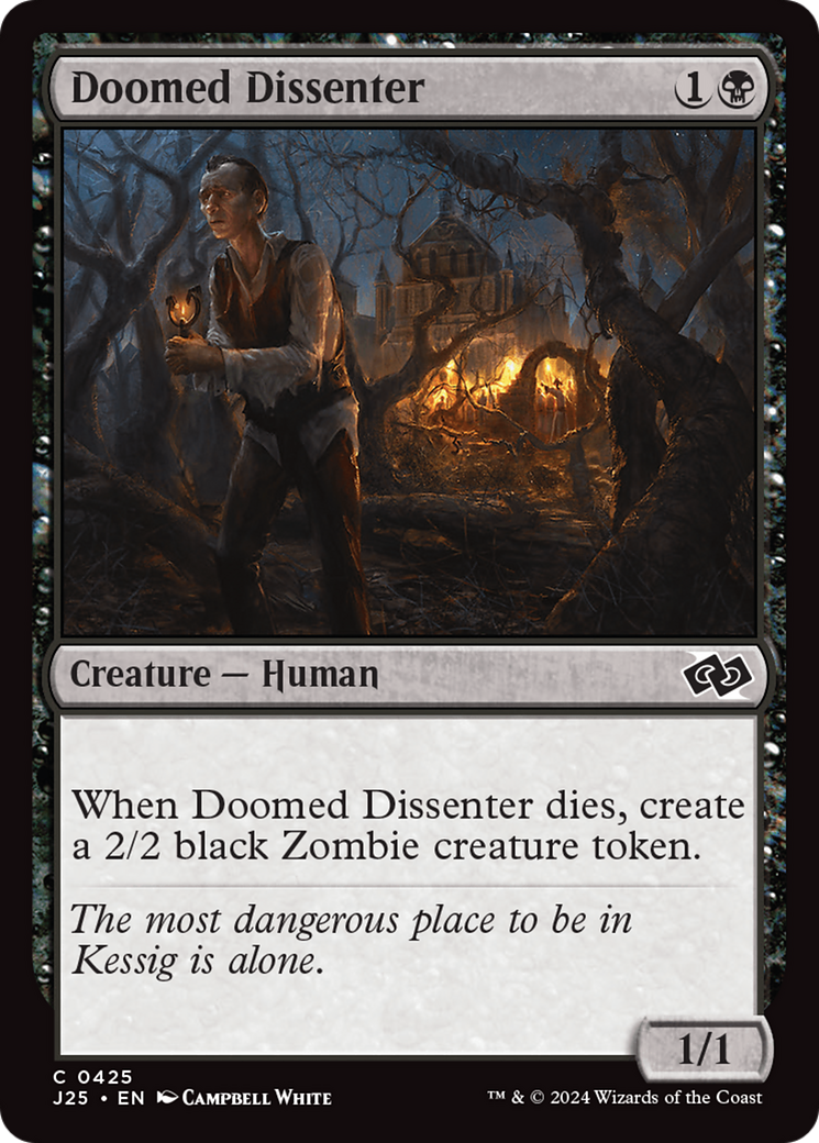 Doomed Dissenter [Foundations Jumpstart] | Jomio and Rueliete's Cards and Comics