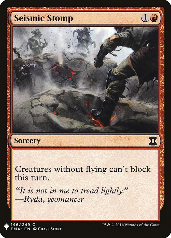 Seismic Stomp [Mystery Booster] | Jomio and Rueliete's Cards and Comics