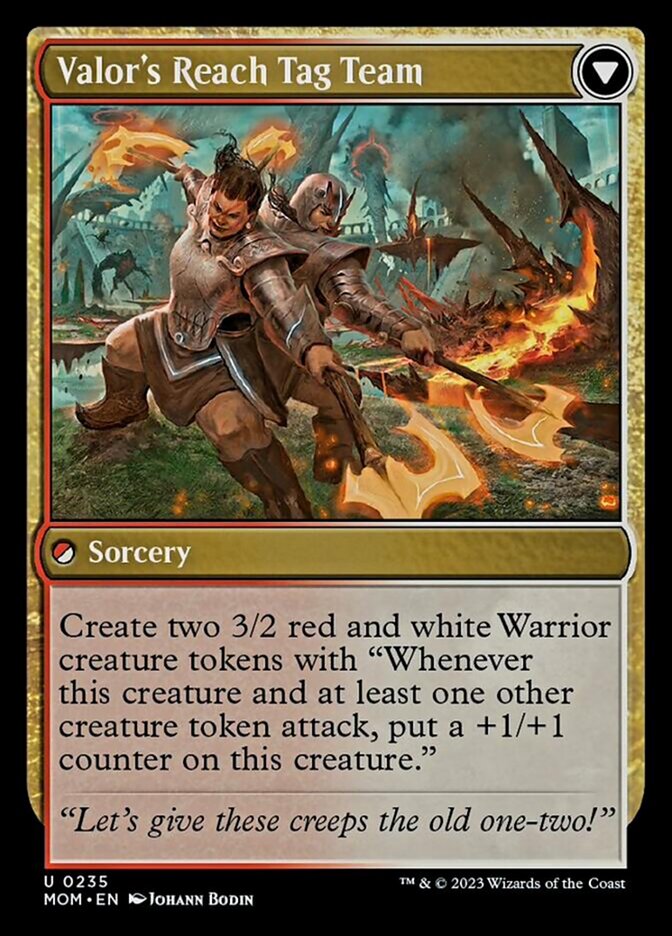 Invasion of Kylem // Valor's Reach Tag Team [March of the Machine] | Jomio and Rueliete's Cards and Comics