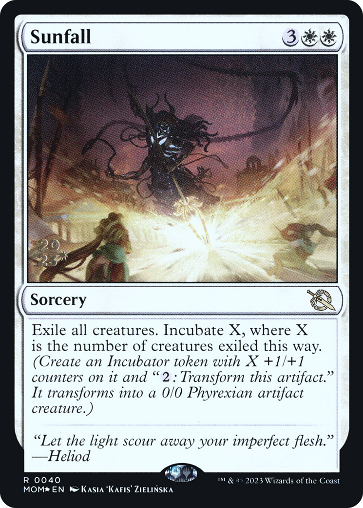 Sunfall [March of the Machine Prerelease Promos] | Jomio and Rueliete's Cards and Comics