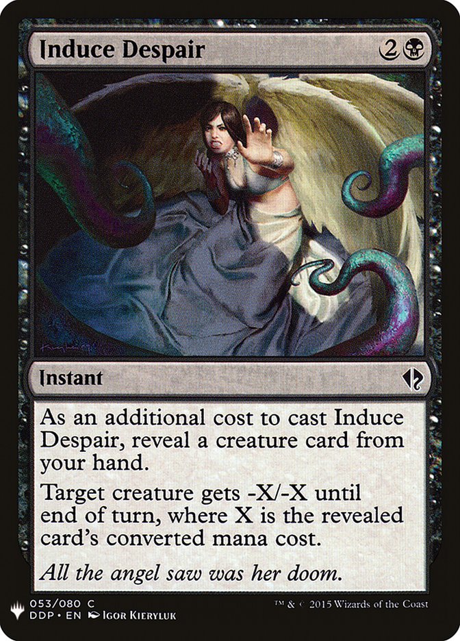 Induce Despair [Mystery Booster] | Jomio and Rueliete's Cards and Comics