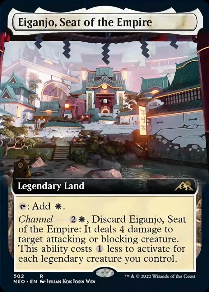 Eiganjo, Seat of the Empire (Extended Art) [Kamigawa: Neon Dynasty] | Jomio and Rueliete's Cards and Comics
