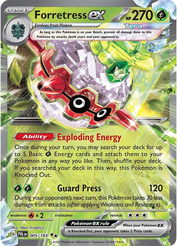 Forretress ex (005/193) [Scarlet & Violet: Paldea Evolved] | Jomio and Rueliete's Cards and Comics