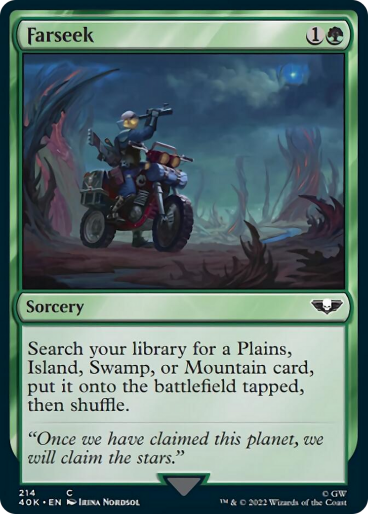 Farseek (Surge Foil) [Warhammer 40,000] | Jomio and Rueliete's Cards and Comics