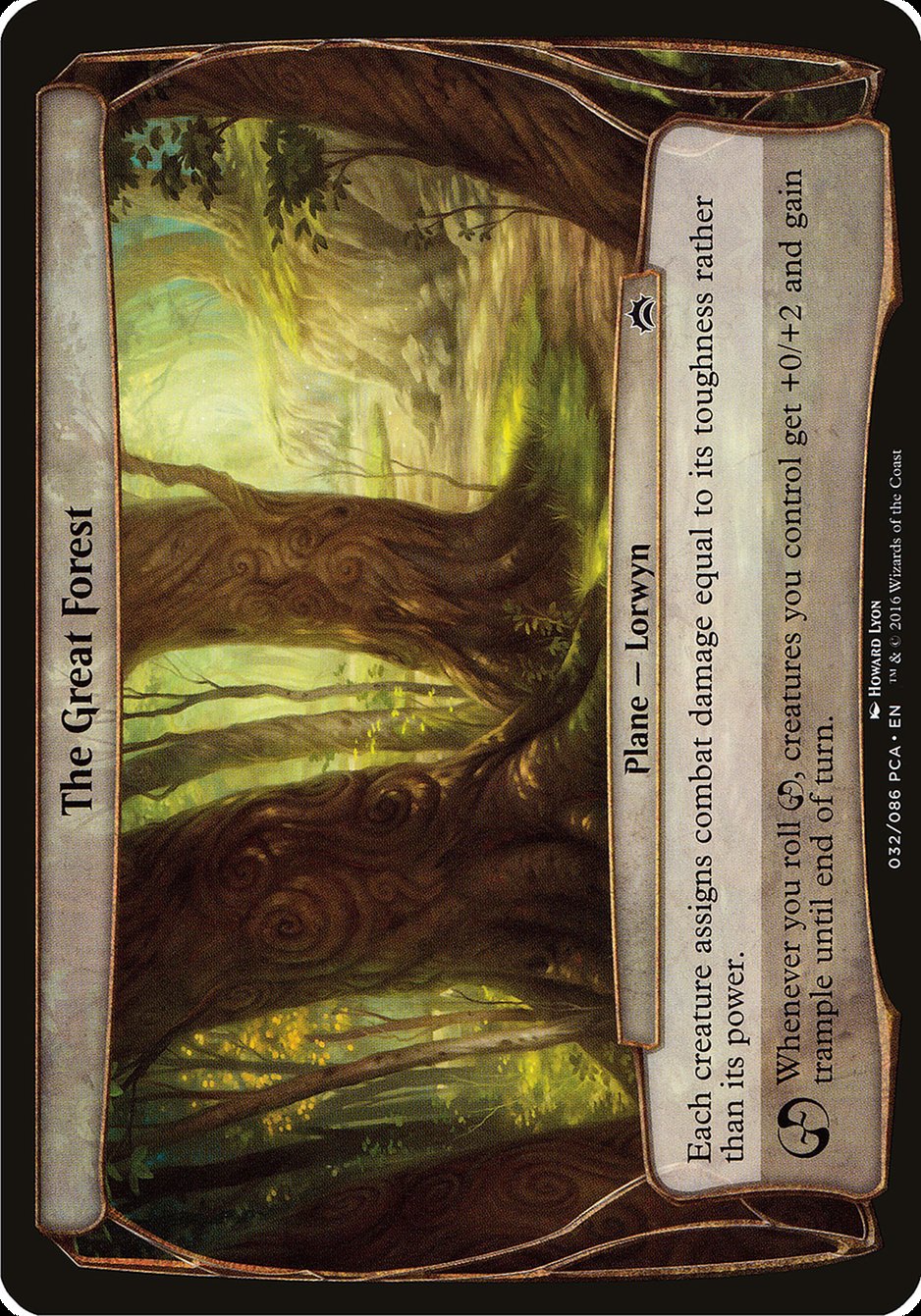 The Great Forest (Planes) [Planechase Anthology Planes] | Jomio and Rueliete's Cards and Comics