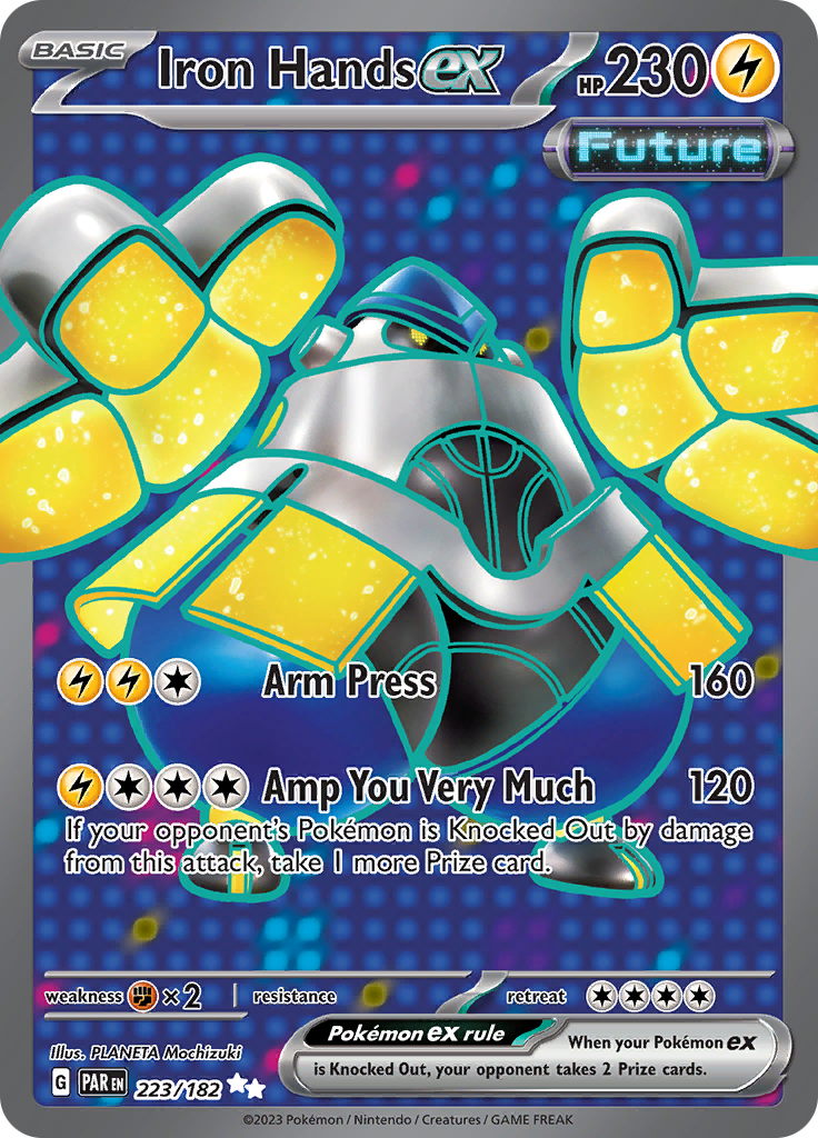 Iron Hands ex (223/182) [Scarlet & Violet: Paradox Rift] | Jomio and Rueliete's Cards and Comics